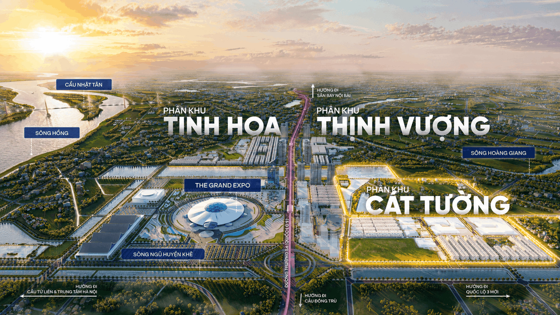 Mặt bằng PHÂN KHU CÁT TƯỜNG - VINHOMES GLOBAL GATE